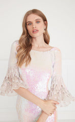 Temperley London Celestial Dress Irridescent Lil