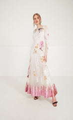 Temperley London Opera Tattoo Dress White Mix