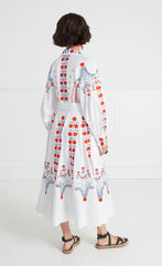 Temperley London Langley Wrap Dress White