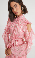 Temperley London Lorene Dress Indian Pink
