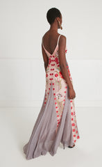 Temperley London Remi Strappy Dress Blush