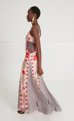 Temperley London Remi Strappy Dress Blush