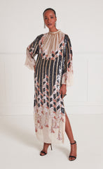 Frida Sleeved Rosewater Maxi Dress