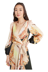 Temperley London Akira Wrap Maxi Dress