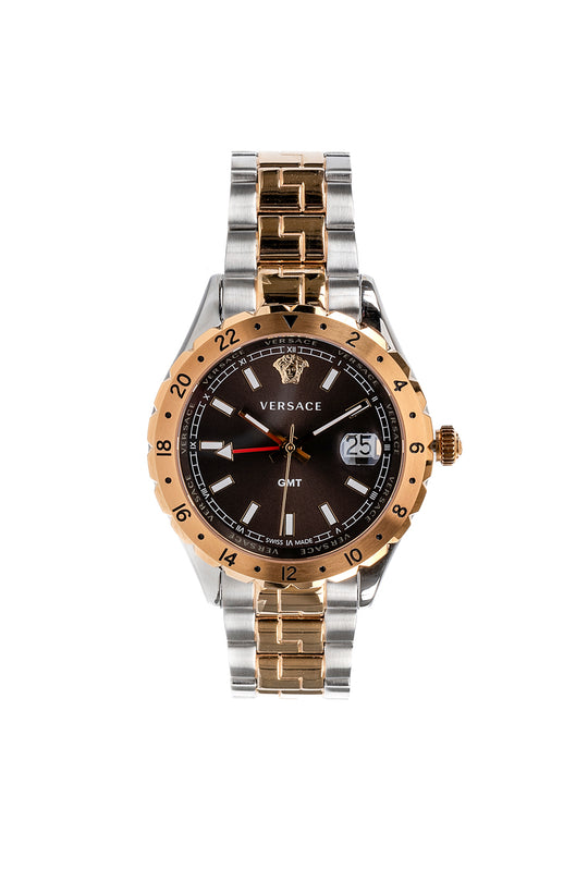 Hellenyium GMT Brown Dial Watch