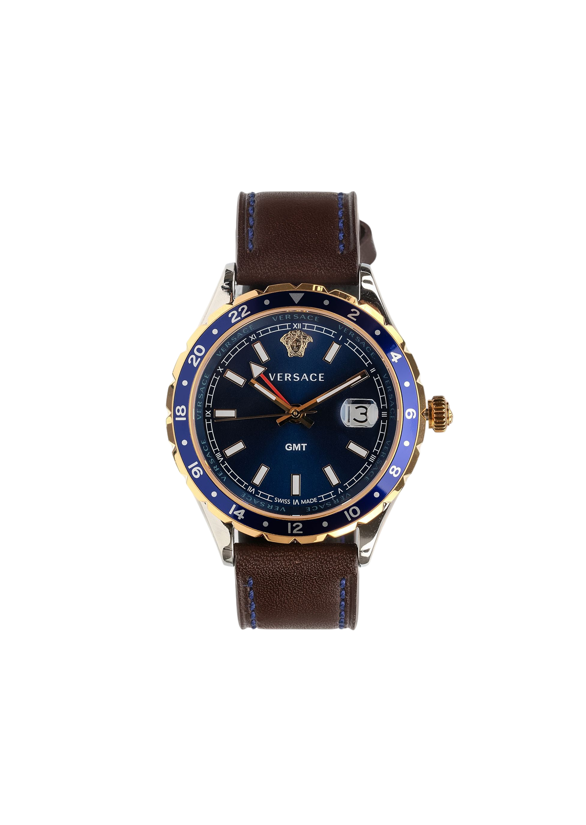 Hellenyium GMT Blue Dial Watch