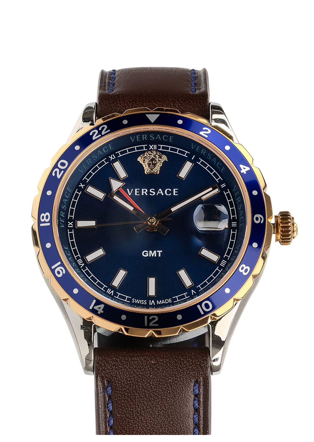 Hellenyium GMT Blue Dial Watch