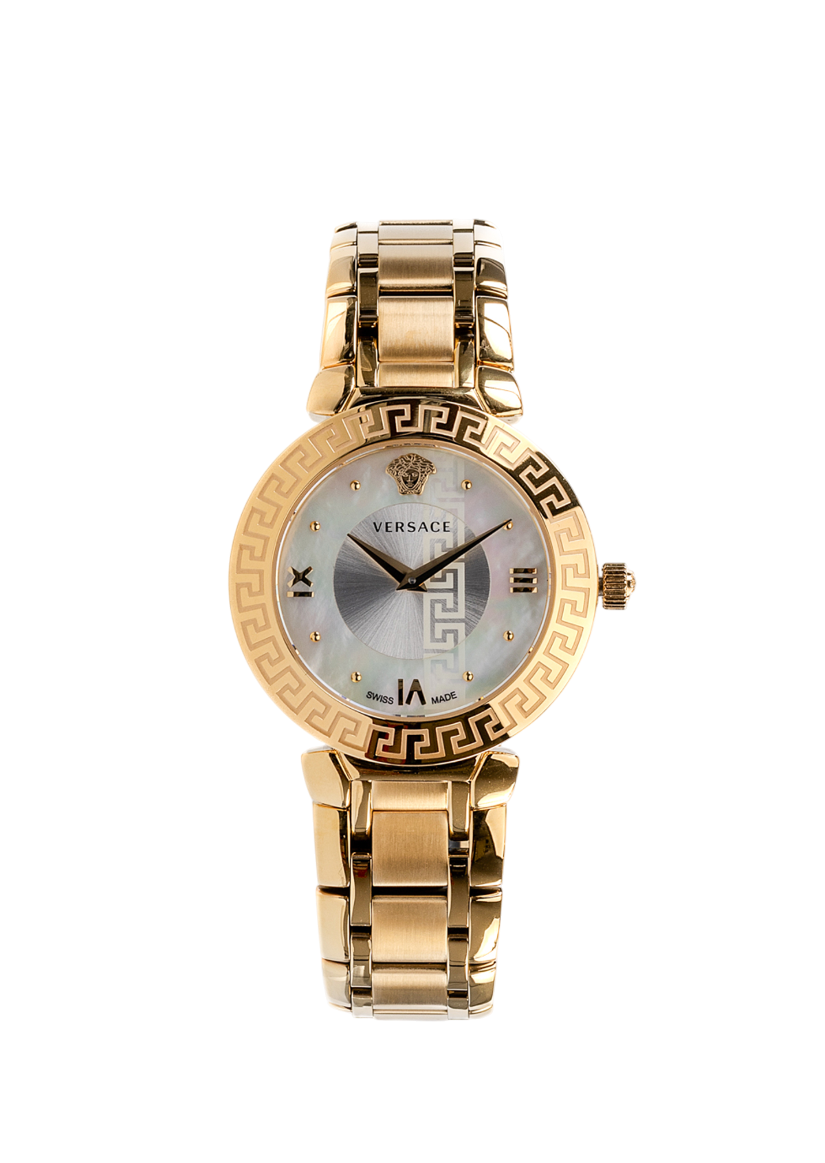 Daphnis Stainless Steel PVD Gold Strap Watch