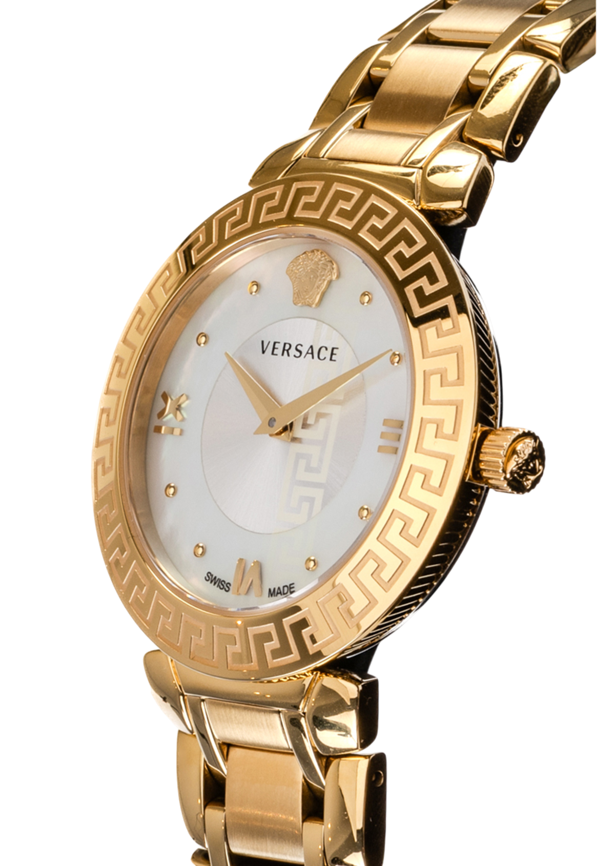 Daphnis Stainless Steel PVD Gold Strap Watch