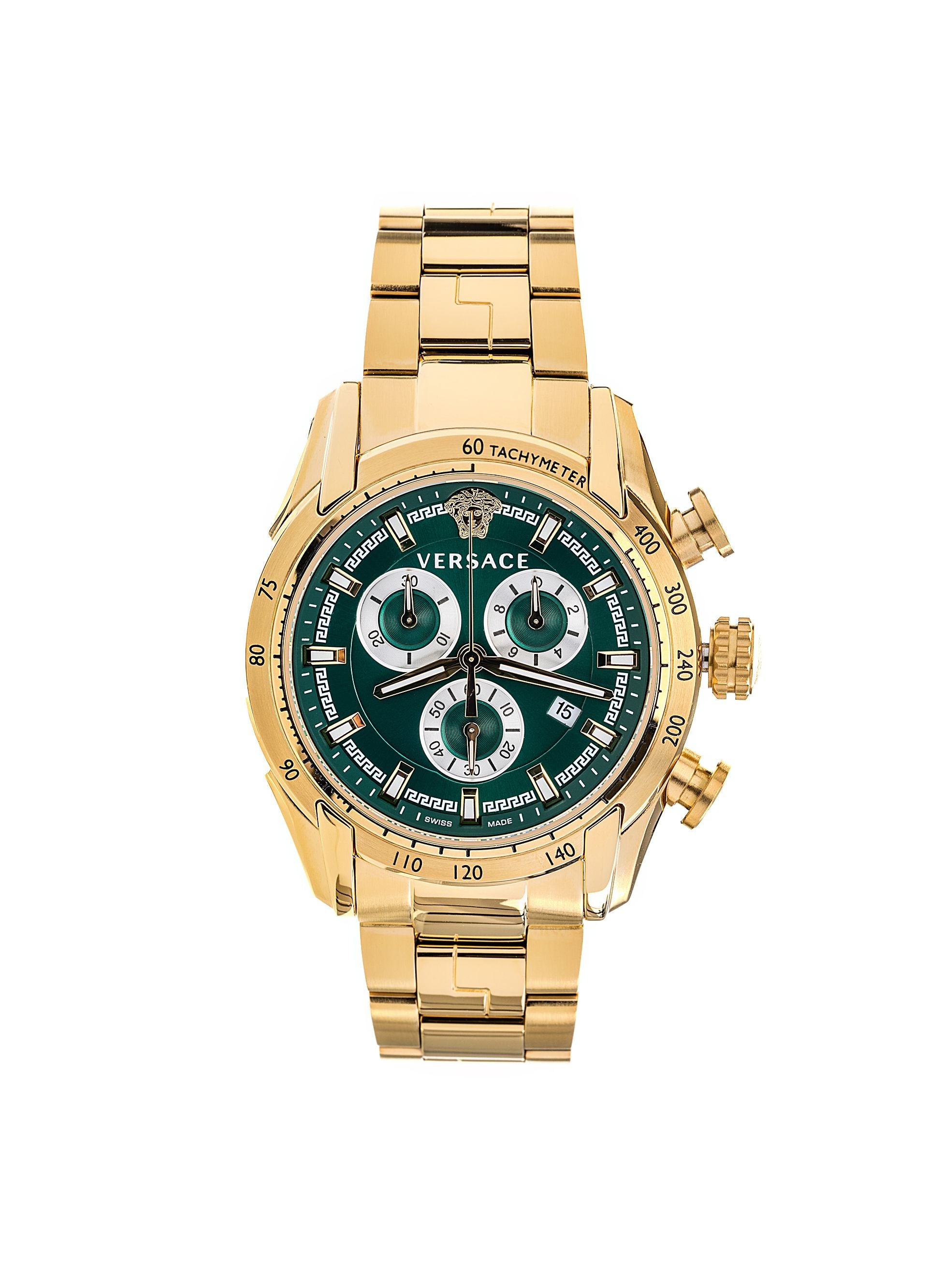 V-Ray Chronograph Quartz Green Dial Watch