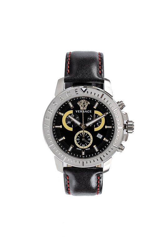 New Chronograph 45 Black Dial Watch