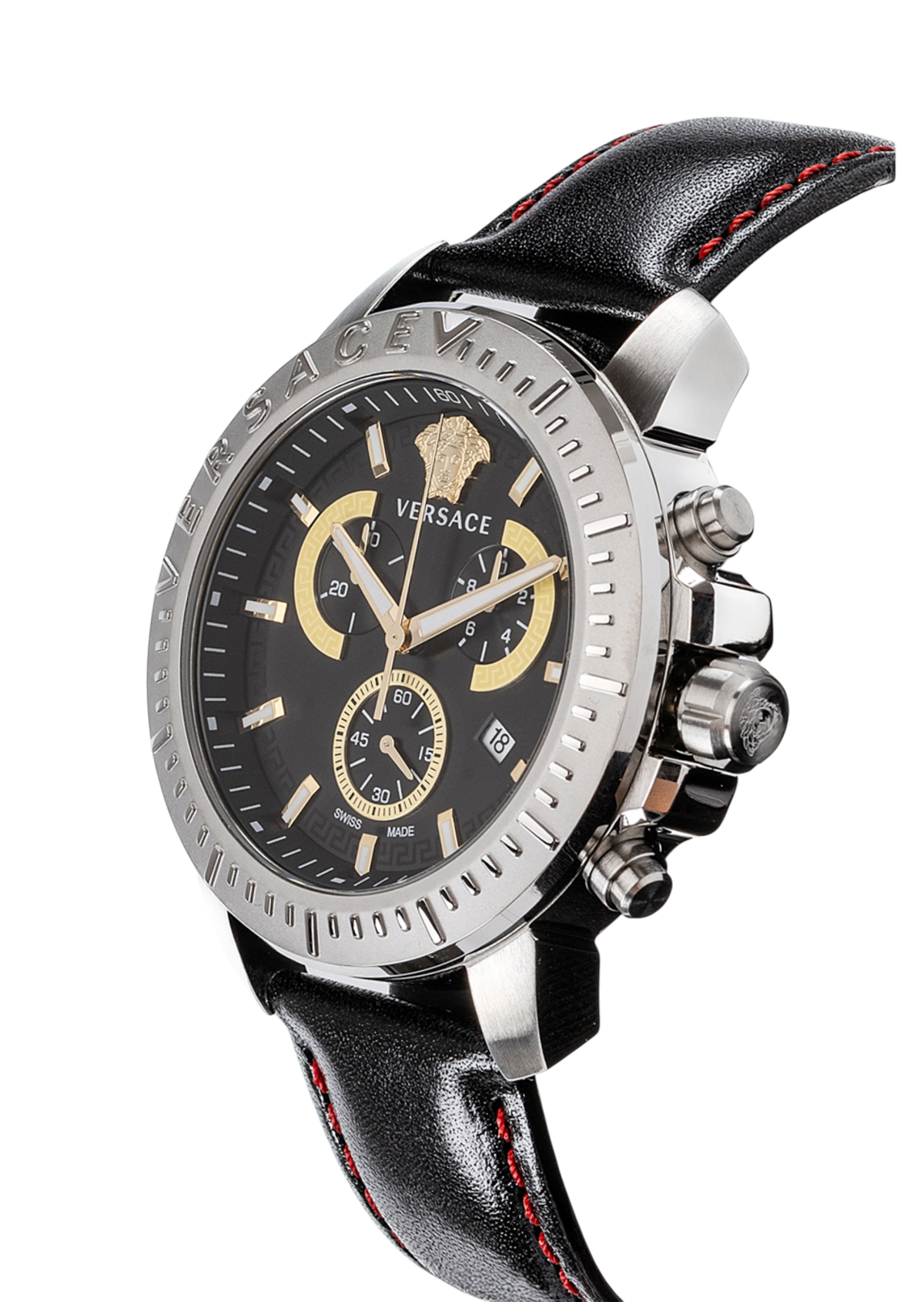 New Chronograph 45 Black Dial Watch