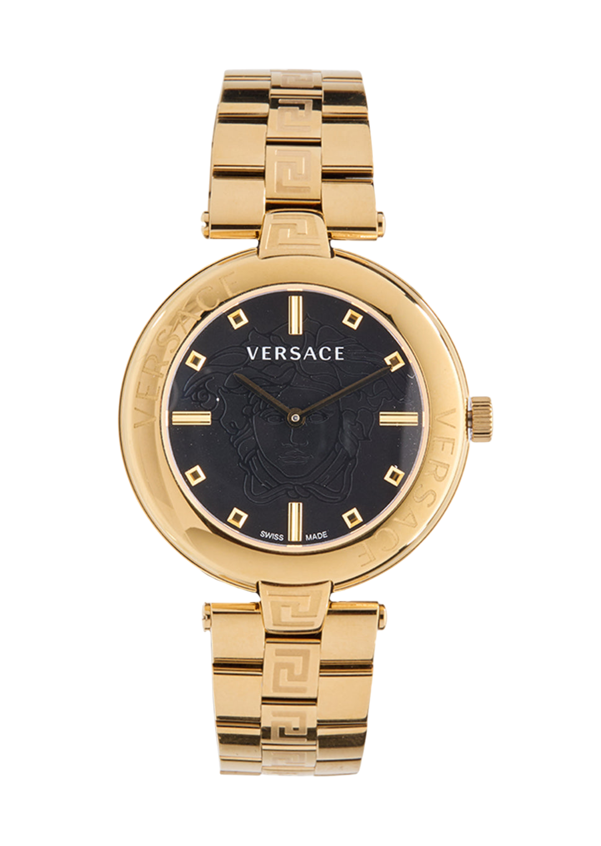 Versace Versace Women's New Lady Quartz Black/Gold Watch