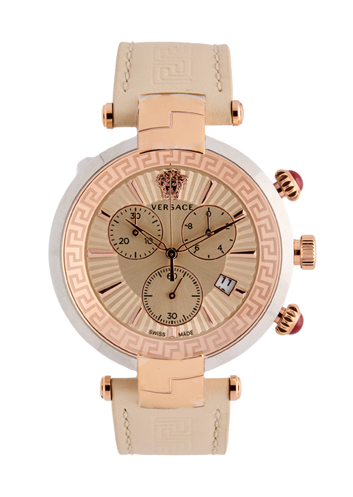 Versace Versace Women's Revive Chrono Ivory/Ivory Watch