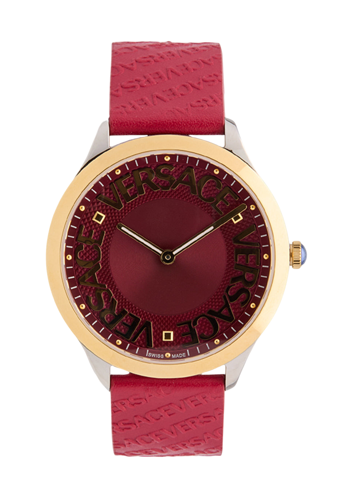 Versace Versace Women's Logo Halo Gold/Red Watch