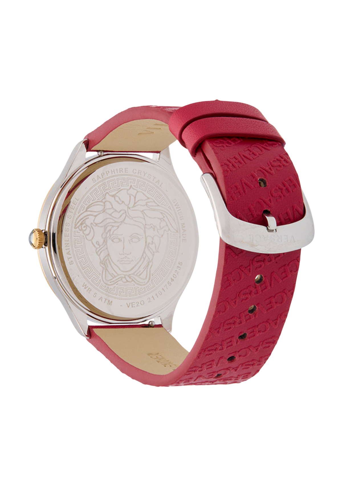 Versace Versace Women's Logo Halo Gold/Red Watch