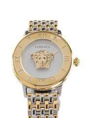 La Medusa Quartz Silver Dial Two-Tone Watch
