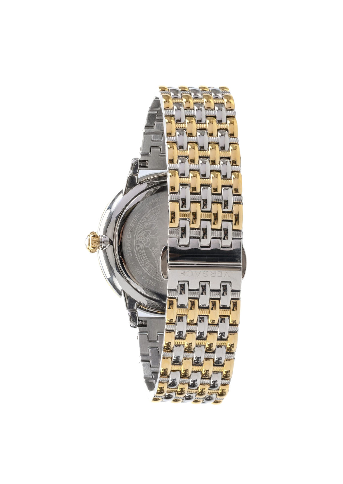 La Medusa Quartz Silver Dial Two-Tone Watch