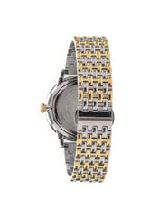 La Medusa Quartz Silver Dial Two-Tone Watch