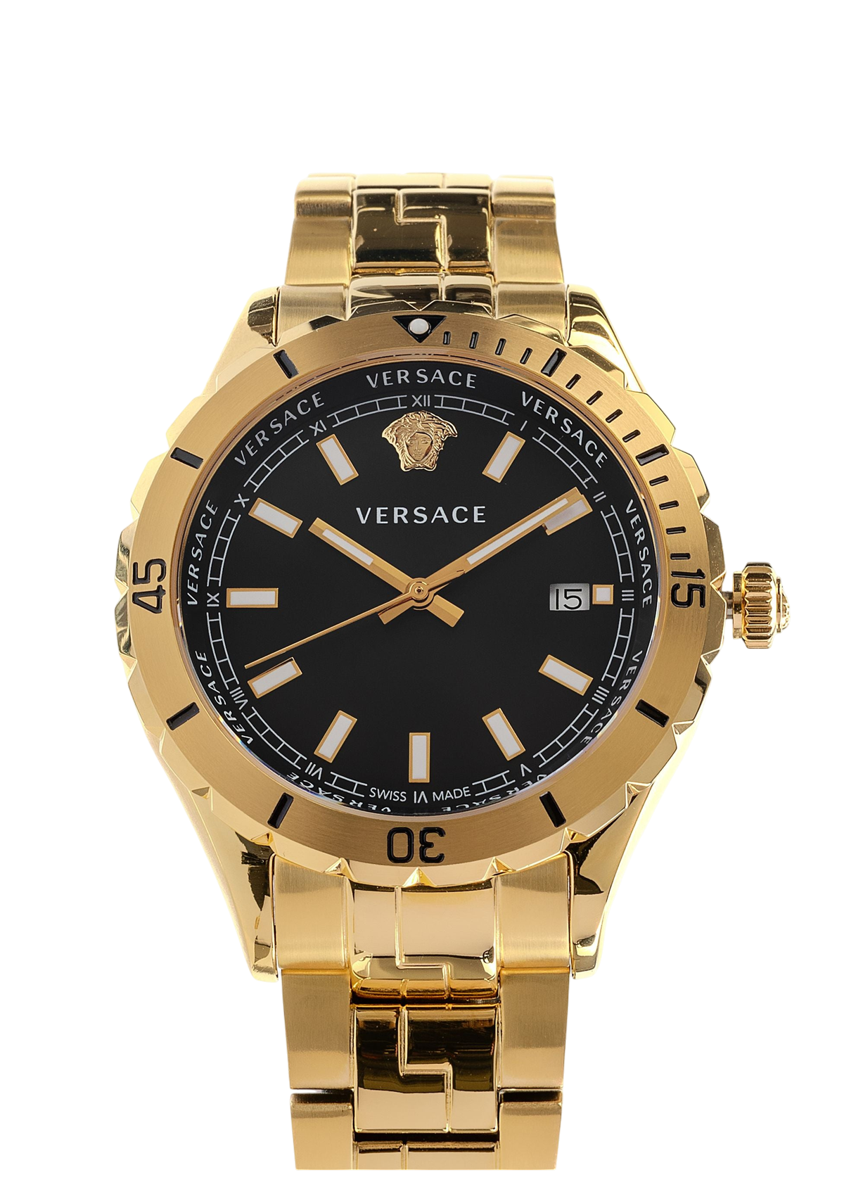 Hellenyium Quartz Black Dial Watch