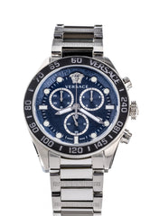 Greca Dome Chronograph Quartz Blue Dial Watch