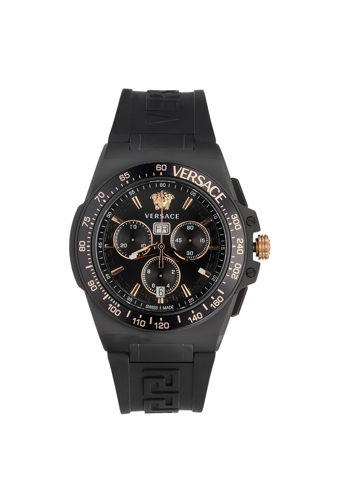 Greca Extreme Chronograph Quartz Black Dial Watch
