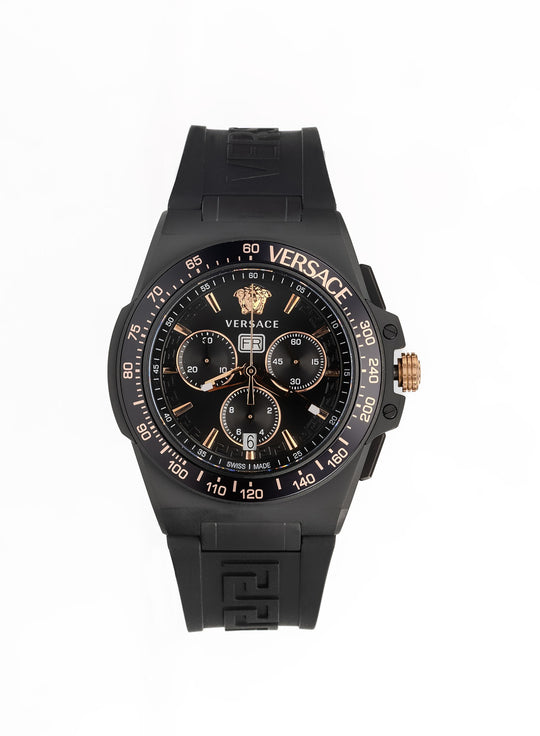 Greca Extreme Chronograph Quartz Black Dial Watch