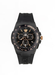 Greca Extreme Chronograph Quartz Black Dial Watch