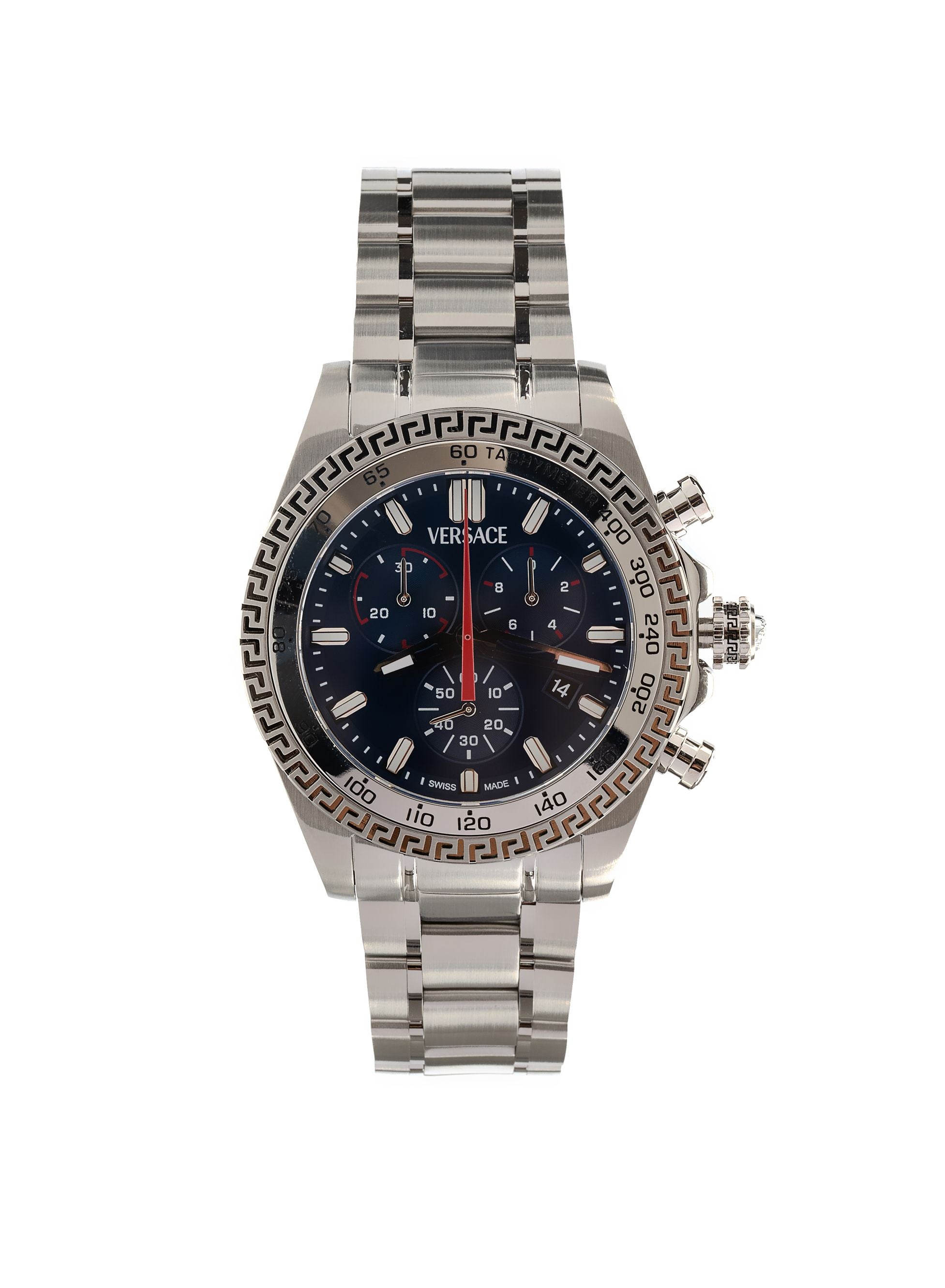 Chrono Chronograph Quartz Blue Dial Watch