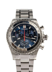 Chrono Chronograph Quartz Blue Dial Watch