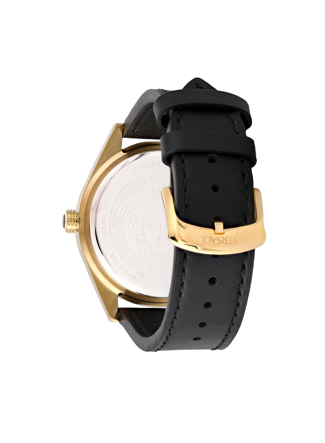 V-Code GMT Quartz Black Dial Watch