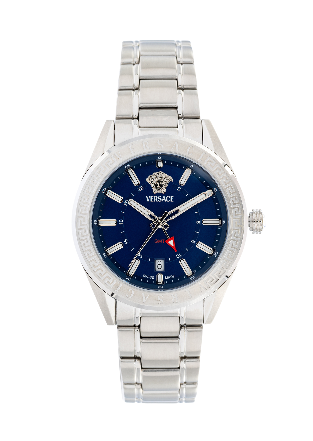 V-Code GMT Quartz Blue Dial Watch