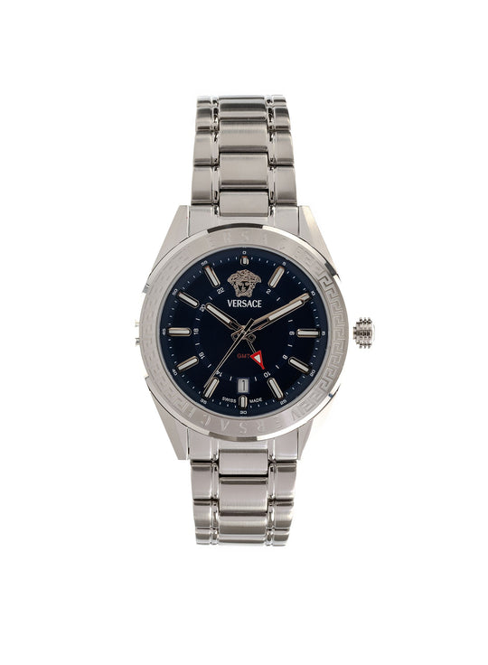 V-Code GMT Quartz Blue Dial Watch