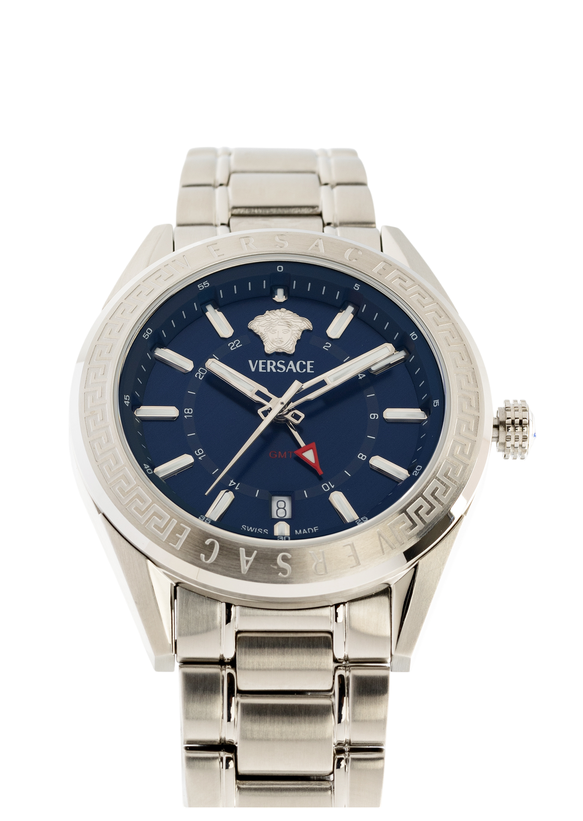 V-Code GMT Quartz Blue Dial Watch