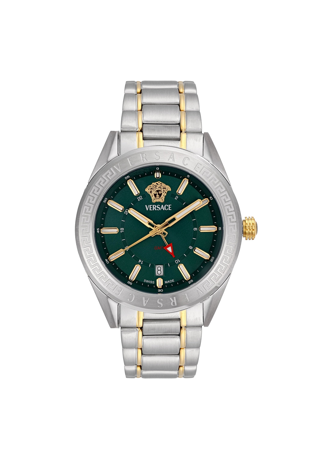 V-Code GMT Quartz Green Dial Watch
