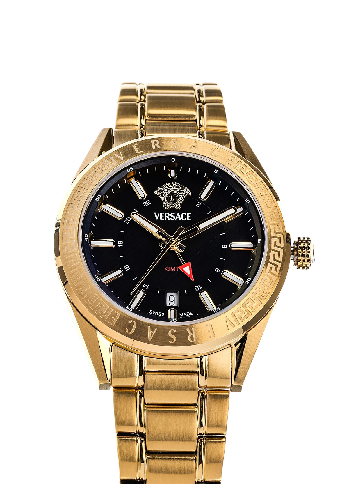 V-Code GMT Black Dial Watch