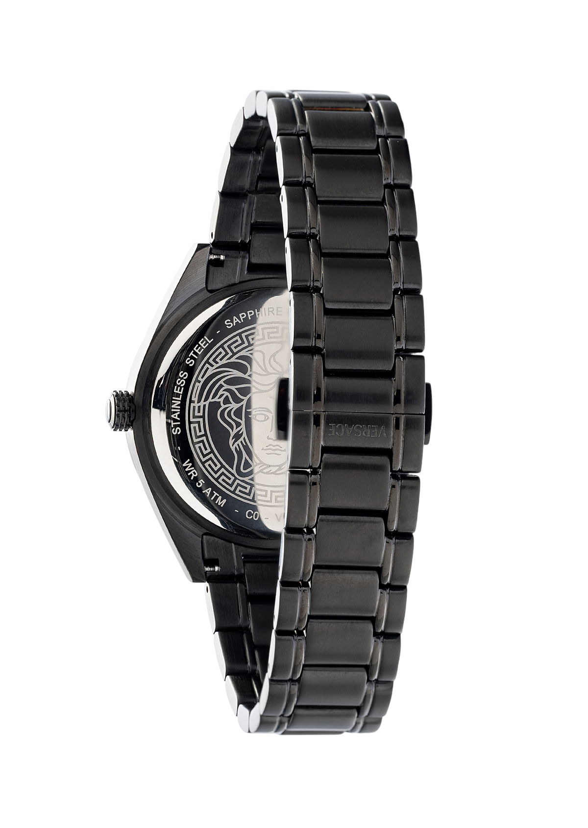 V-Code GMT Quartz Black Dial Watch