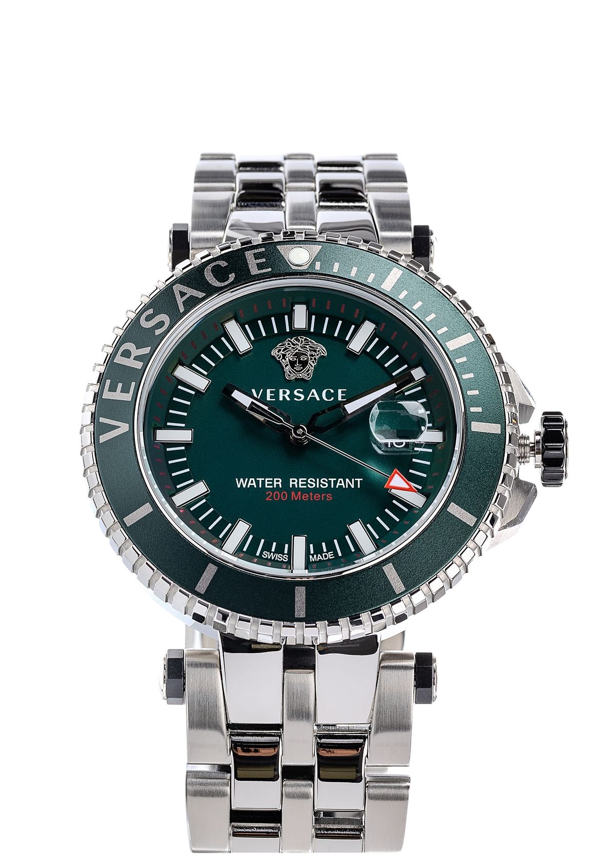 V-Race Quartz Green Dial Watch