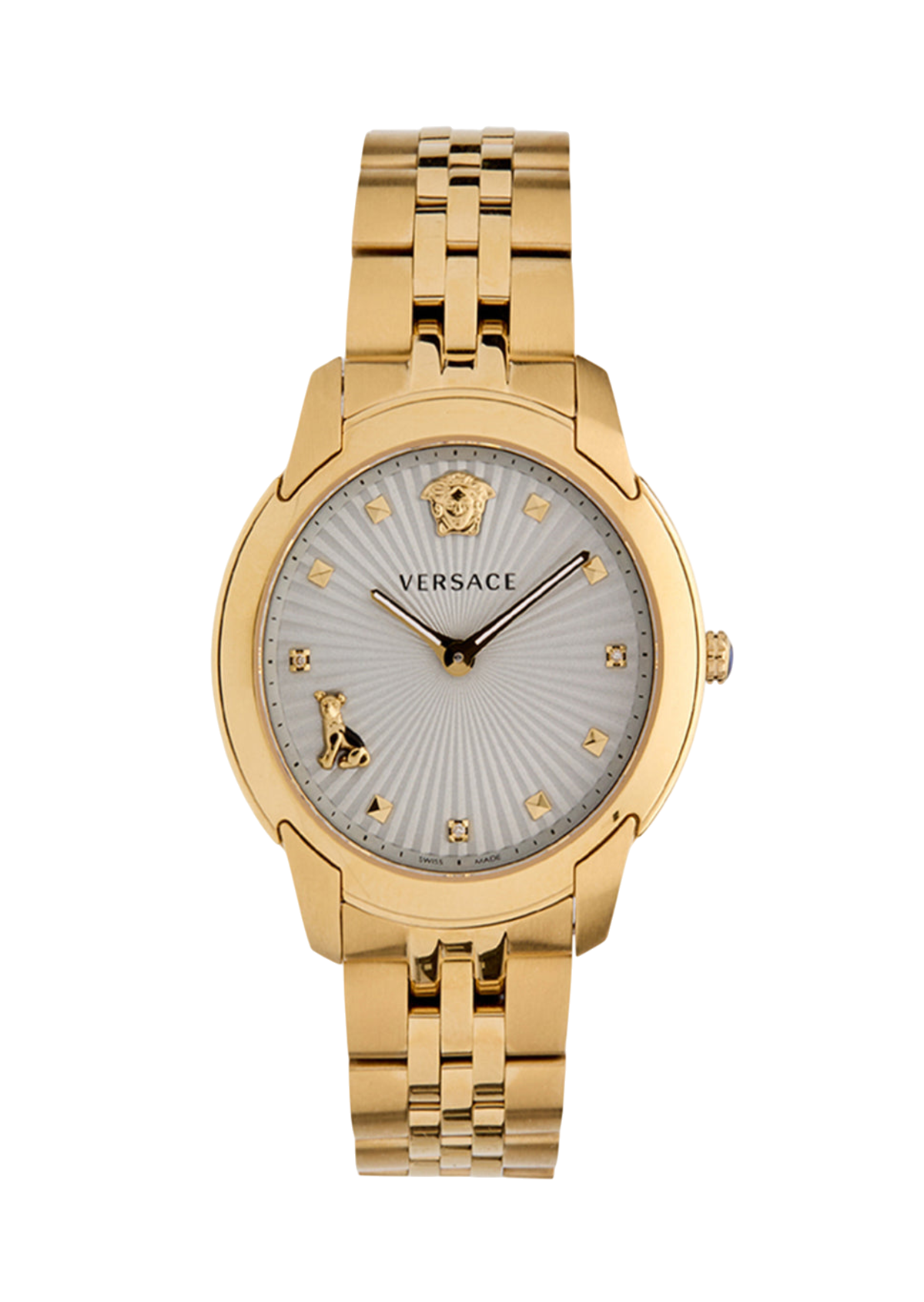 Versace Women's Audrey White/Gold Watch