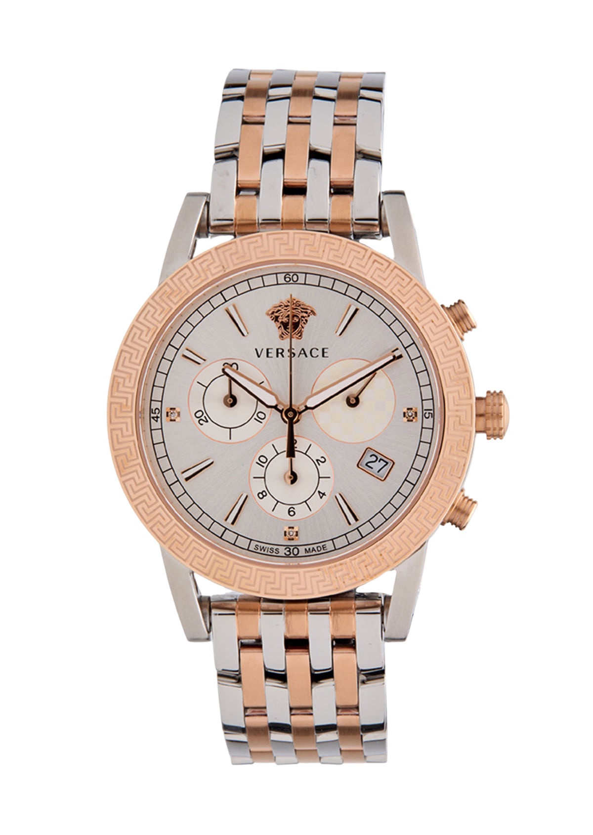 Versace Versace Women's Sport Tech White/RsGold/Silver Watch