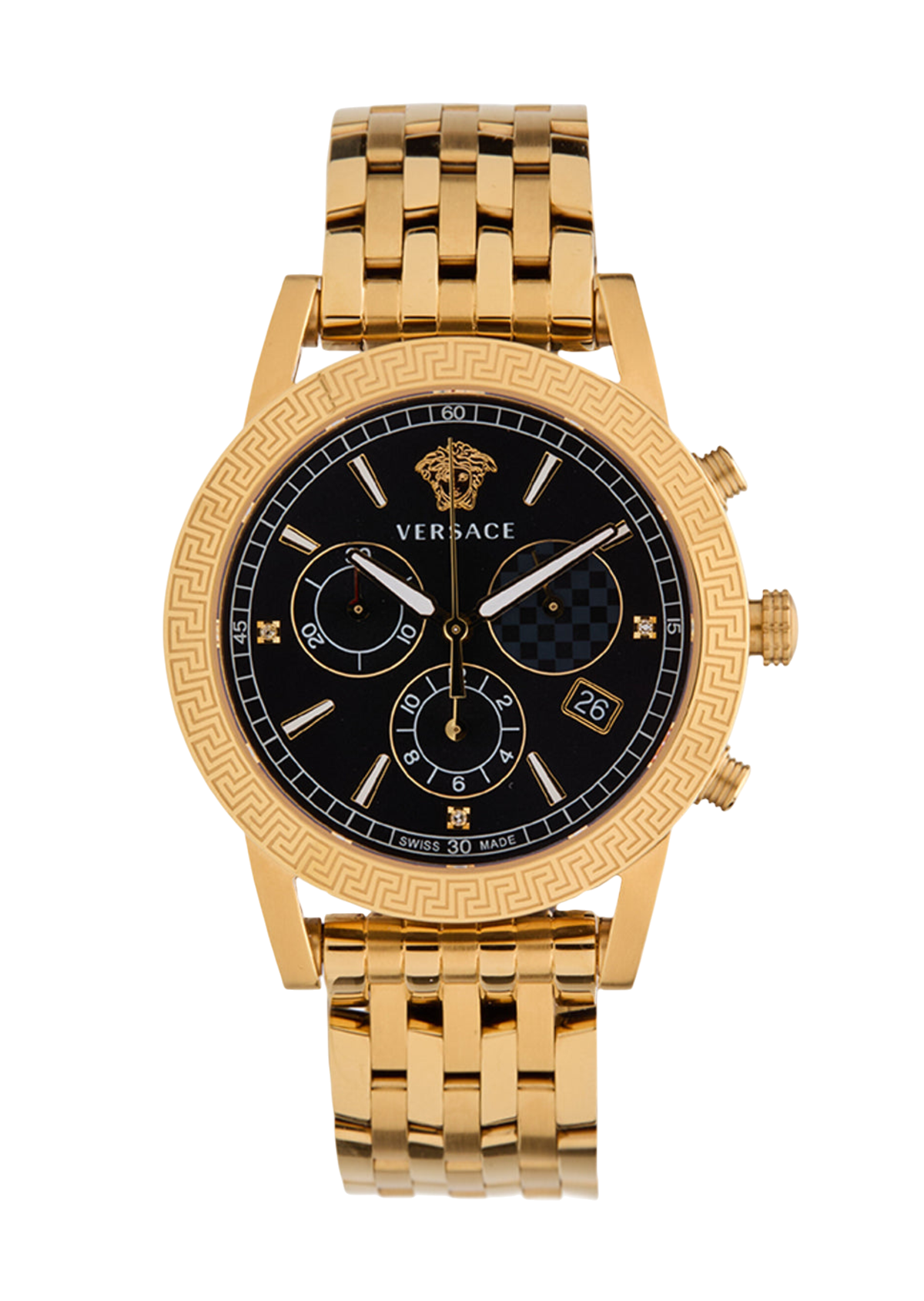 Versace Versace Women's Sport Tech Black/Gold Watch