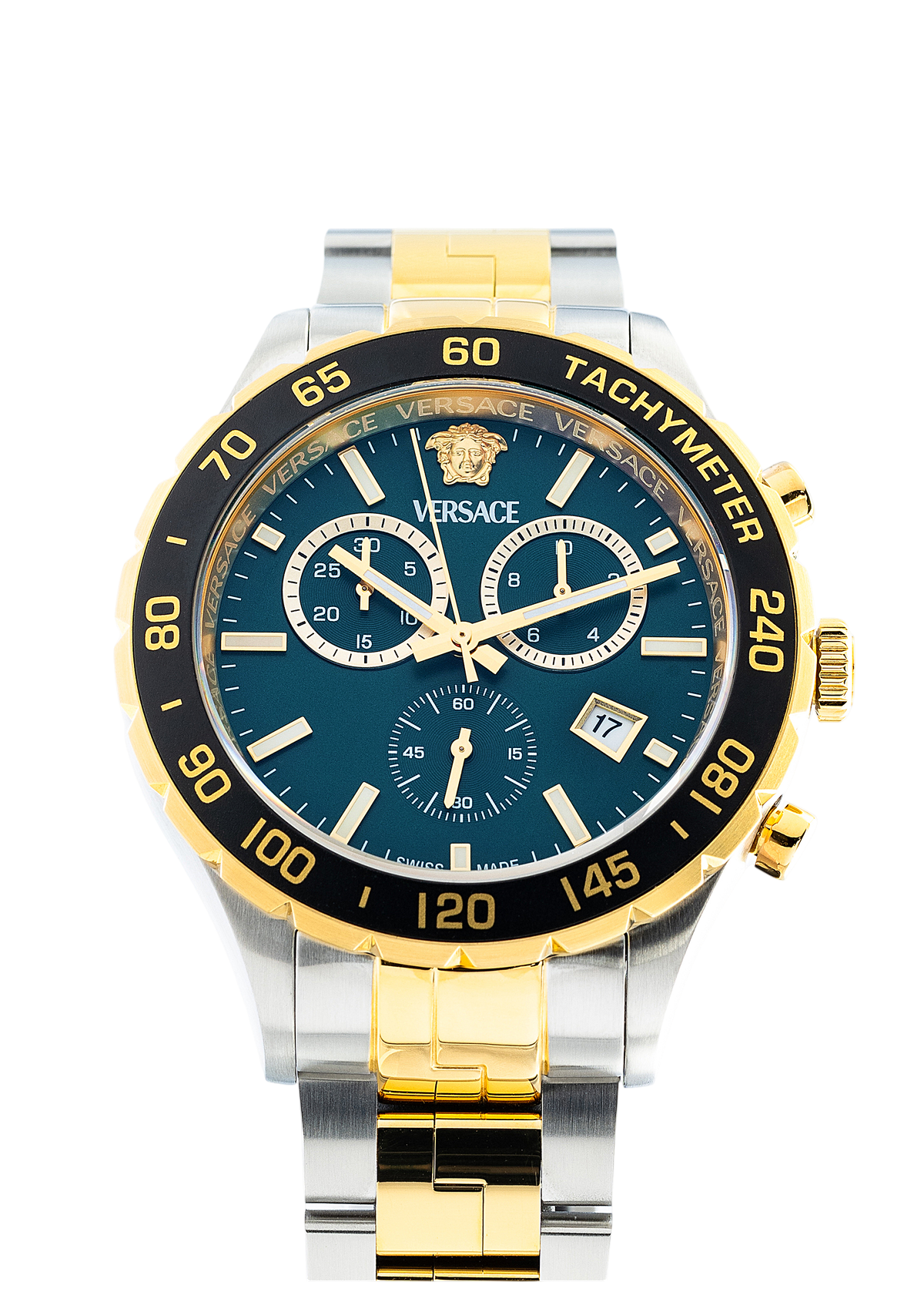 Hellenyium Chronograph Green Dial Watch