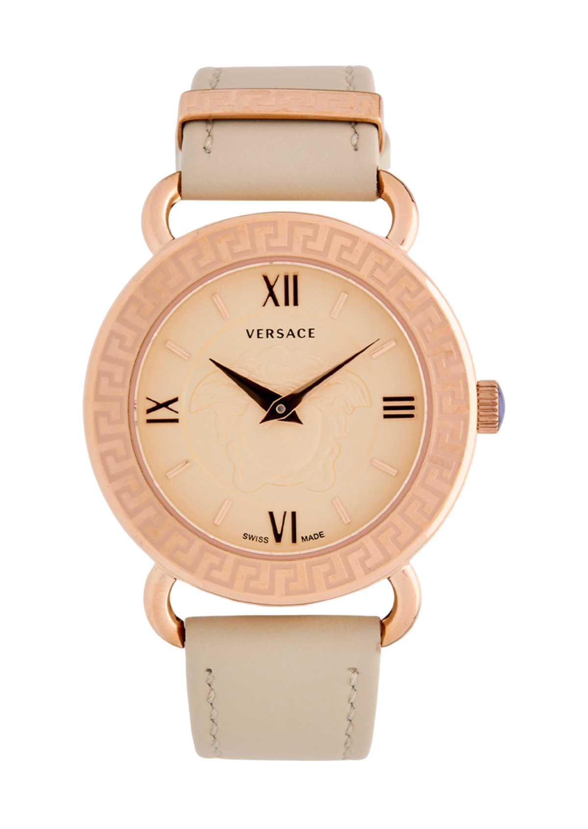 Versace Versace Women's Medusa Quartz Ivory/Ivory Watch
