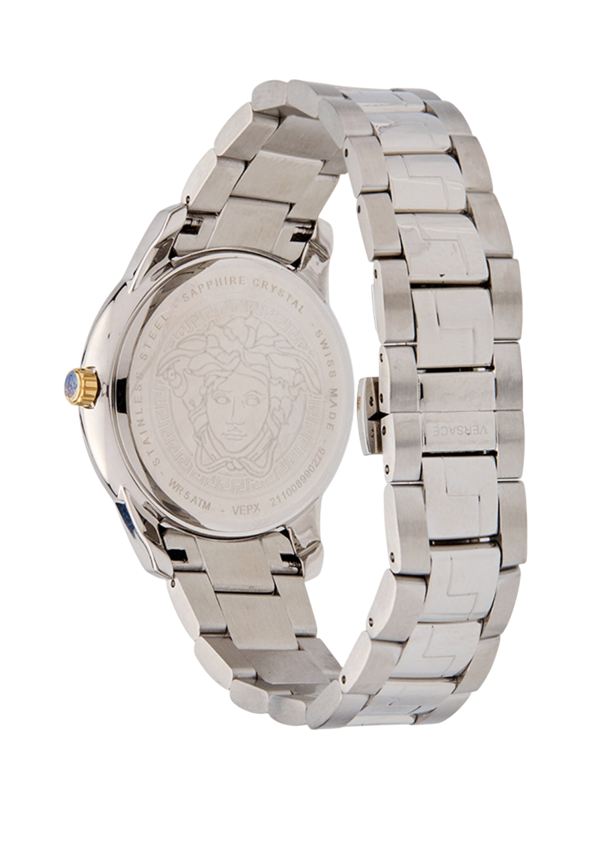 Versace Versace Women's Greca Ladies Black/Silver Watch