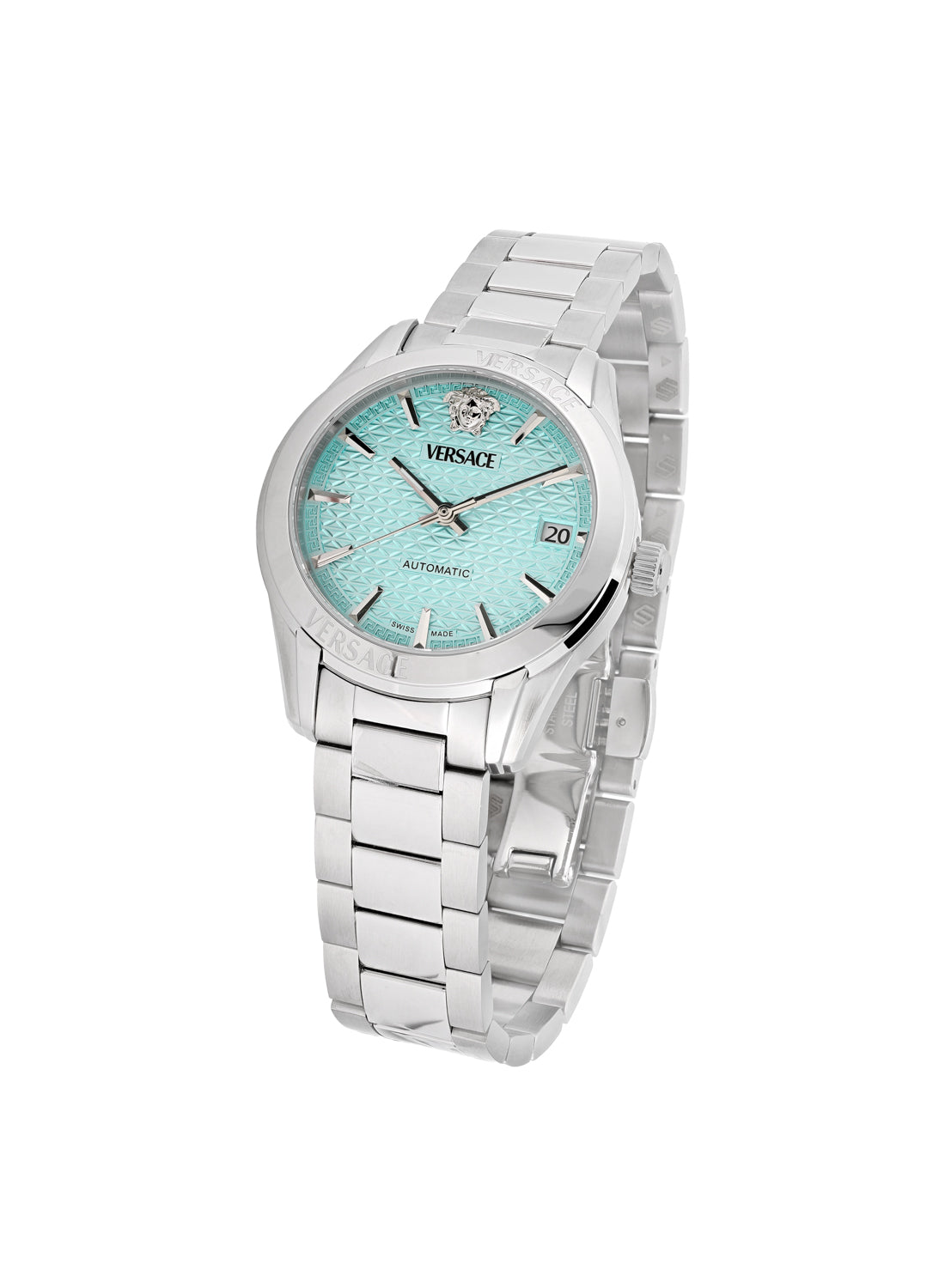 Greca Classic Turquoise Blue Dial Watch