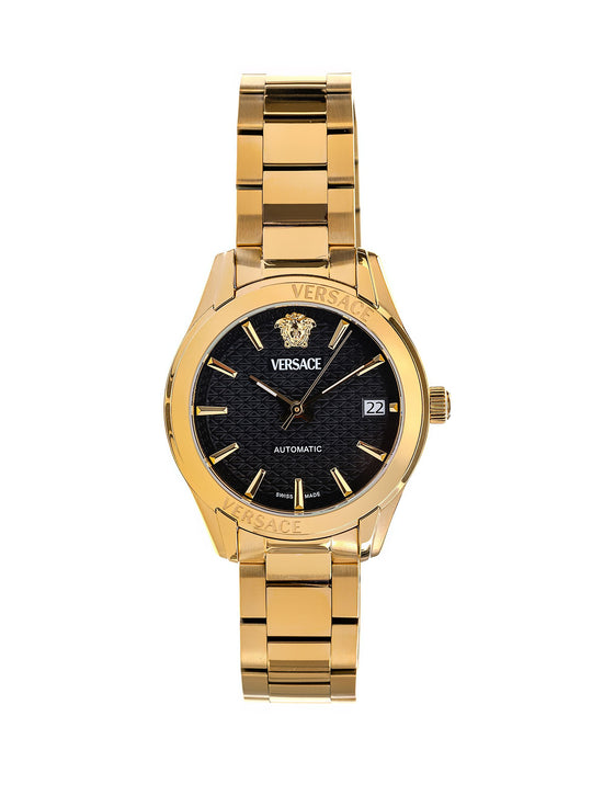 Greca Classic Automatic Black Dial Watch