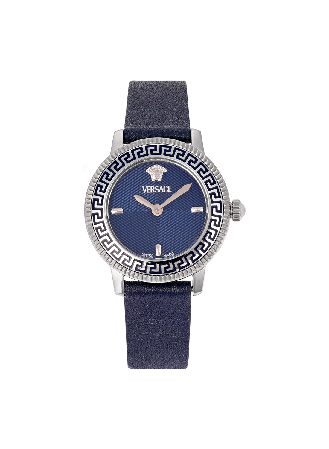 V-Icon Quartz Blue Dial Watch