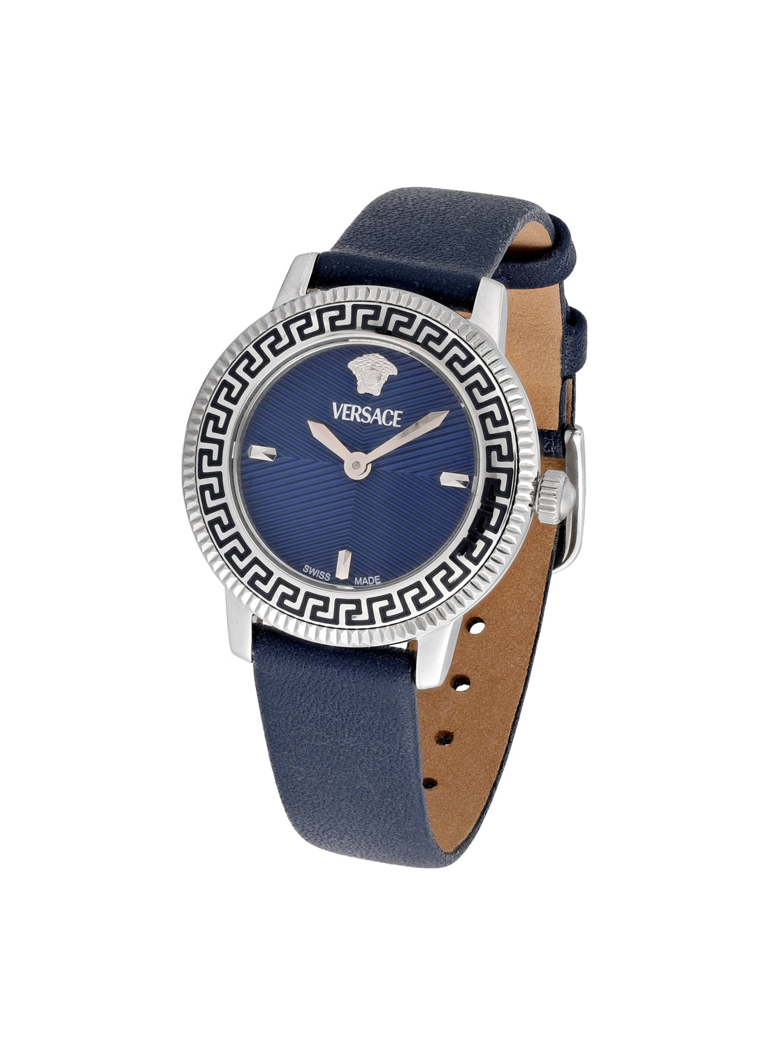 V-Icon Quartz Blue Dial Watch