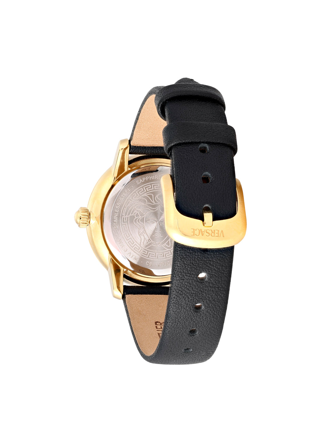 V-Icon Quartz Black Dial Watch