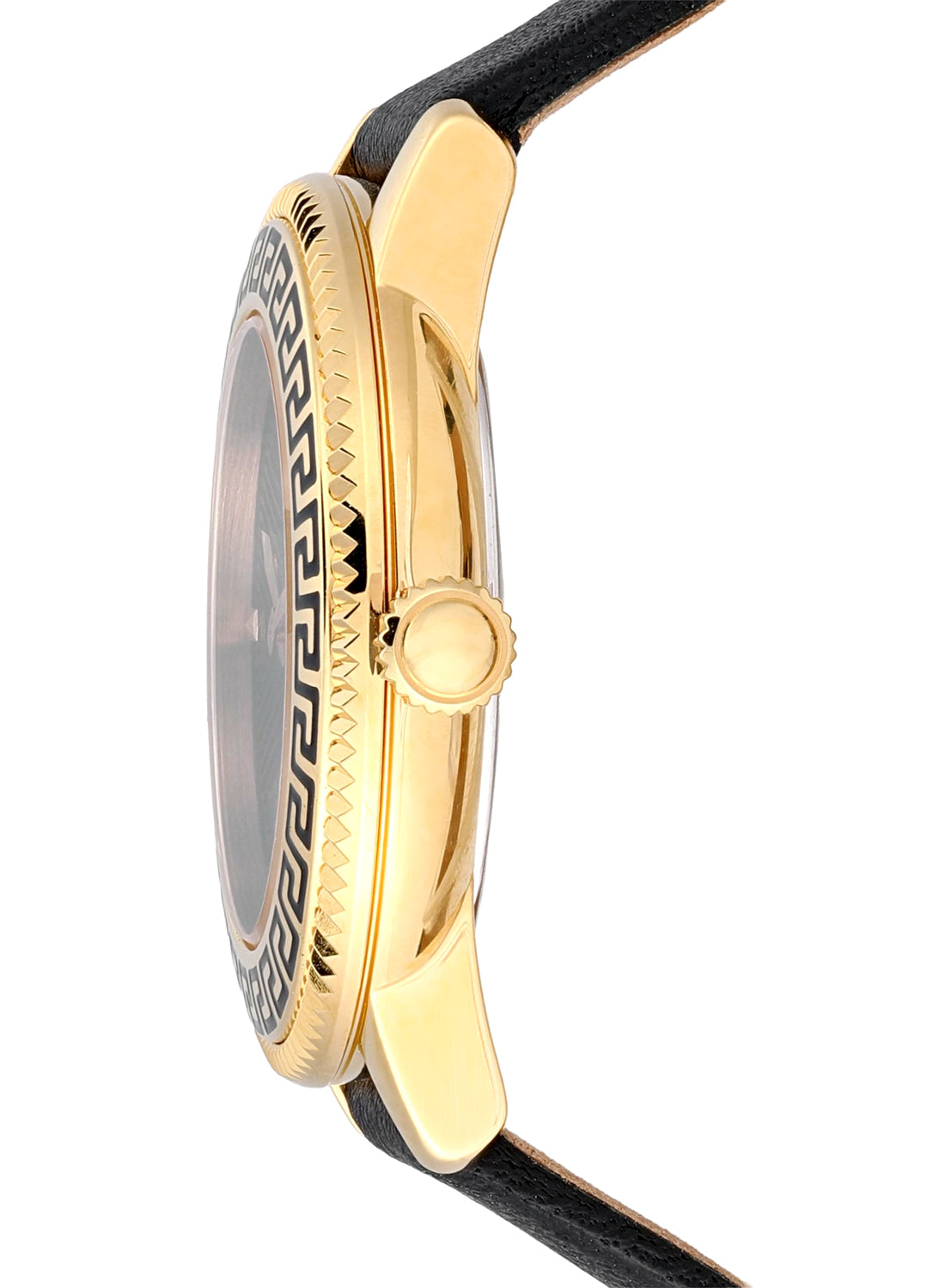 V-Icon Quartz Black Dial Watch